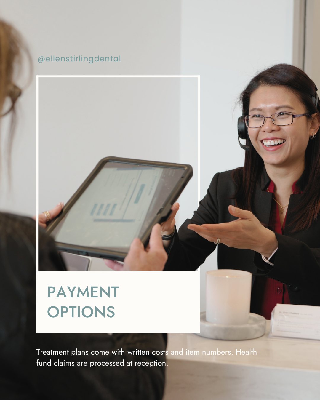Classy Minimalist payment options post